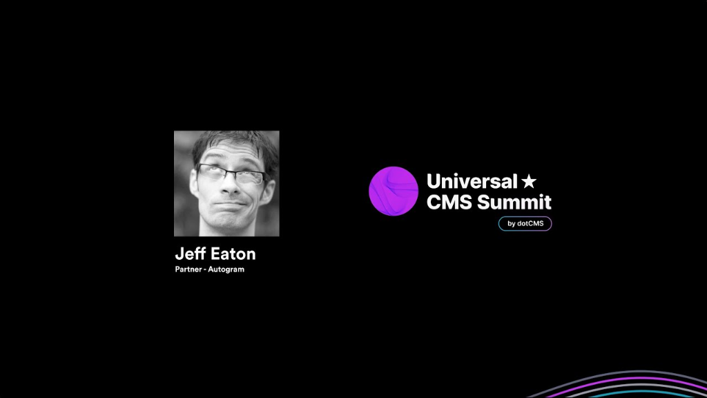 Universal CMS Summit: Observable Content - Planning and building an ROI feedback loop